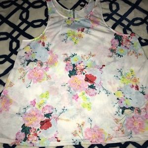 H&M Floral Sleevless Top